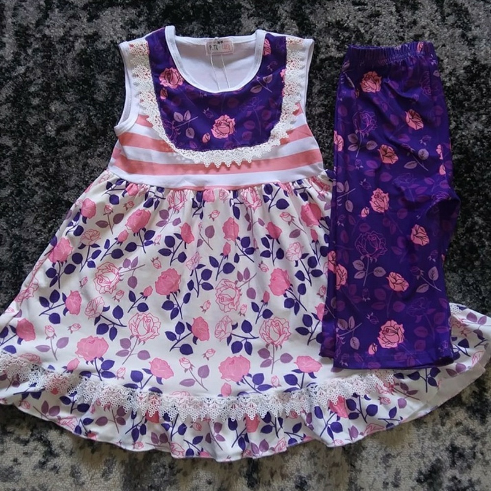 Coming up Roses Capri Set